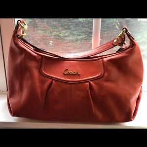 EUC Coach Burnt Orange Hobo Bag